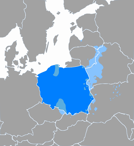 ملف:Map of Polish language.svg
