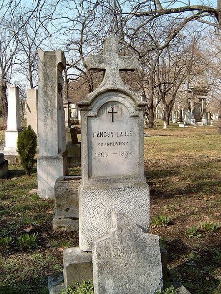 ملف:Fáncsy Lajos sírja.jpg