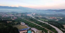 Aerial view of Batang Kali
