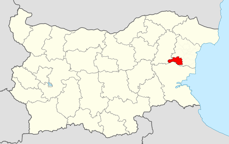 ملف:Dalgopol Municipality Within Bulgaria.png