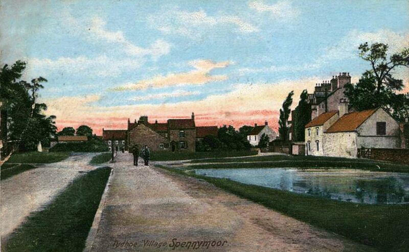 ملف:Tudhoe Village, Old Postcard.jpg
