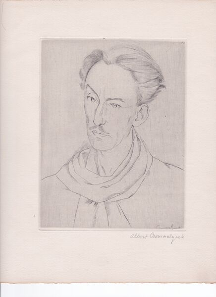 ملف:Autoportrait Albert Crommelynck.jpg