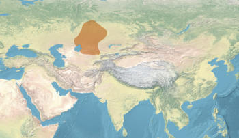 The Uzbek Khanate in 1448ح. 1448