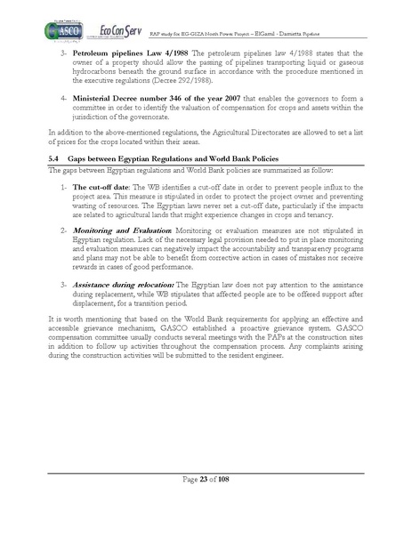 ملف:El Gamil-Damietta pipeline-RAP.pdf