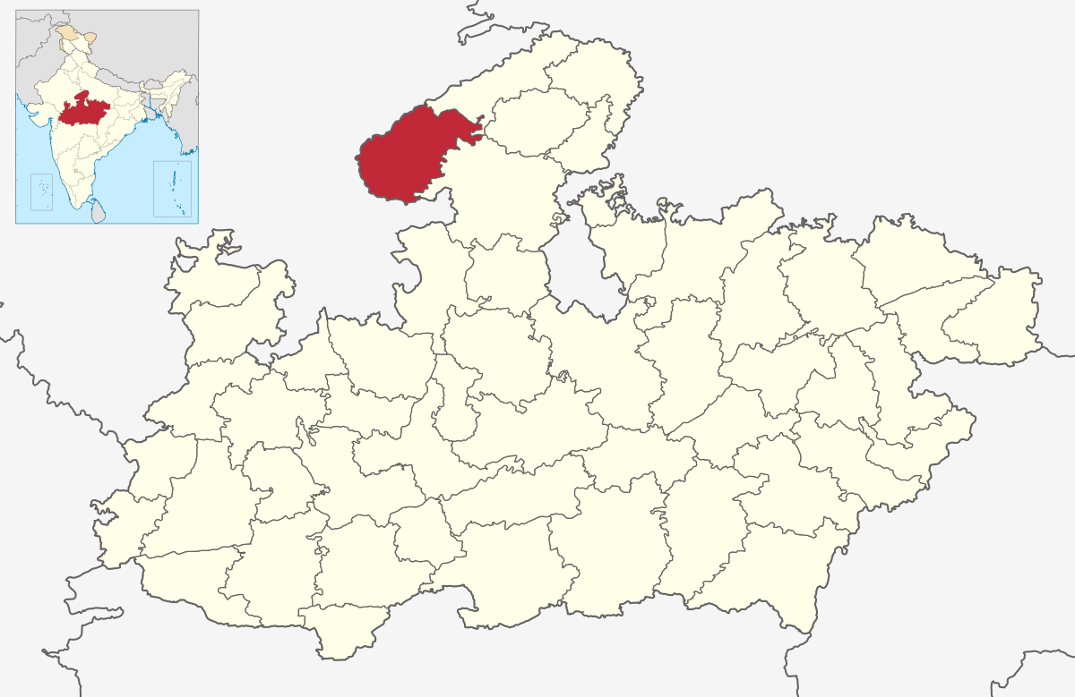 ملف:MP Sheopur district map.svg - المعرفة