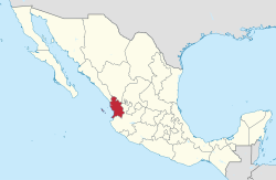State of Nayarit within Mexico