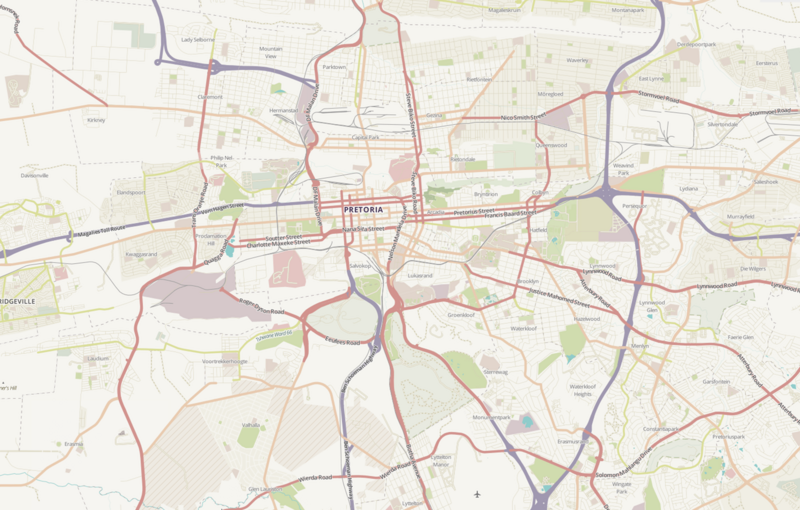 ملف:OpenStreetMap Central Pretoria.png