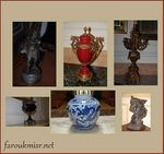 مجموعة من التحف.