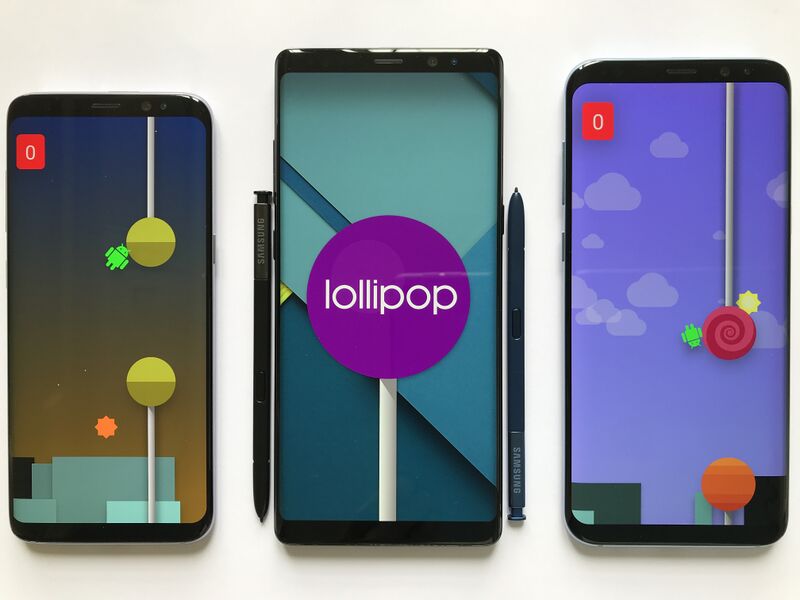 ملف:Android Lollipop Easter egg.jpg