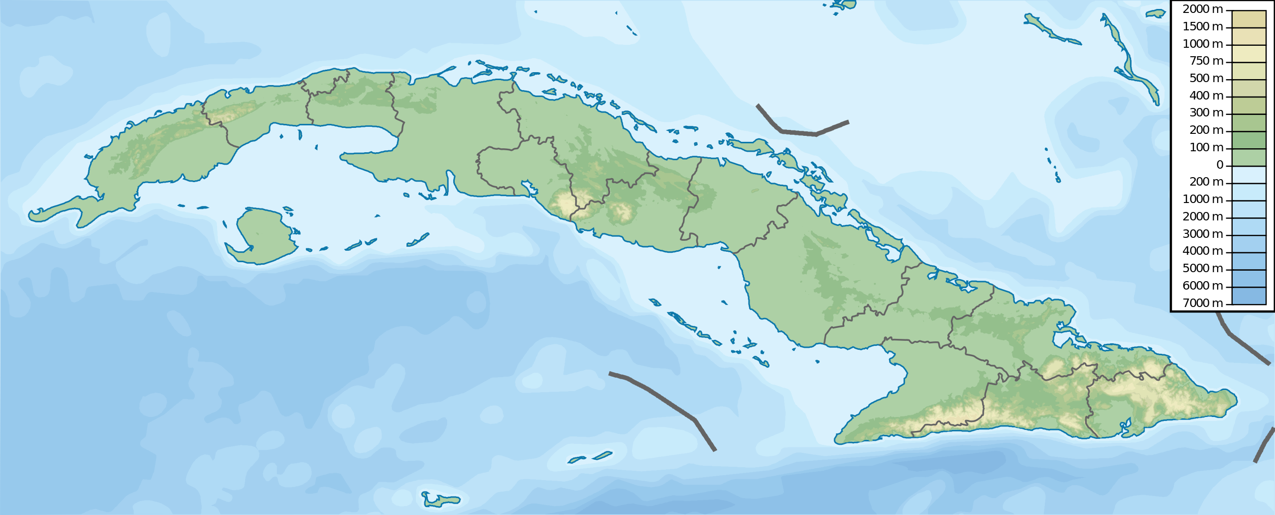 Cuba Physical Map Svg 2560px Cuba Physical Map.svg 