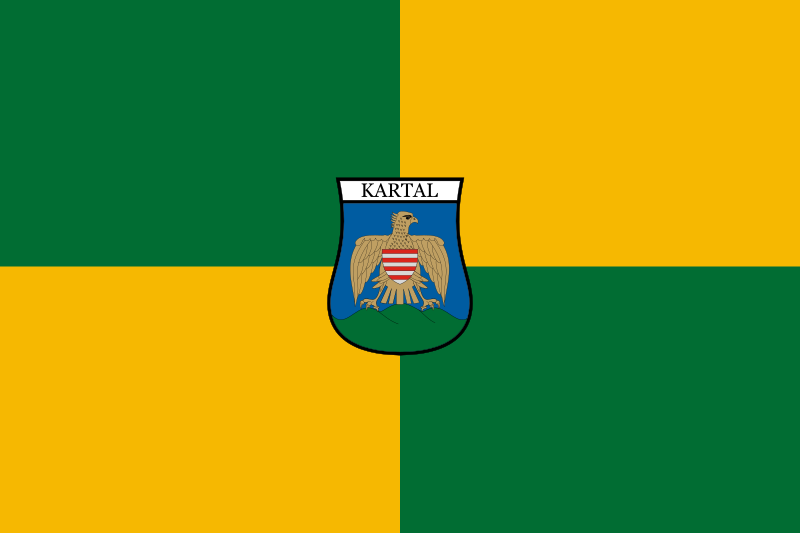 ملف:Flag of Kartal (Hungary).svg