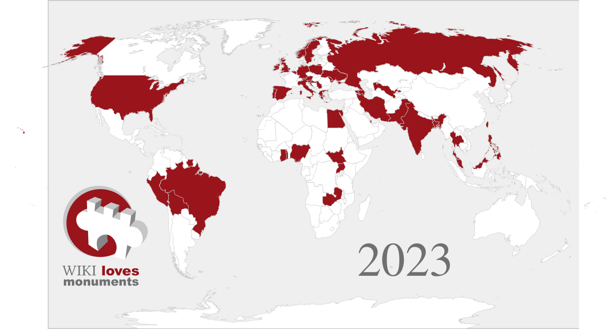 ملف:Participating Countries WLM 2023.svg - المعرفة