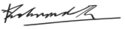 توقيع إدوارد السابع Edward VII