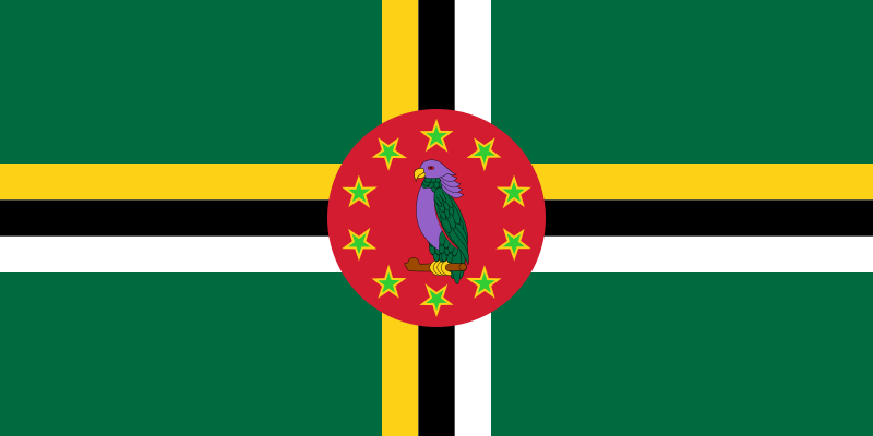 ملف:Flag of Dominica (1988–1990).svg