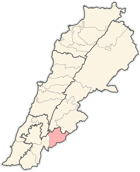 ملف:Lebanon districts Hasbeya.png