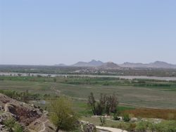 Arghandab Valley, on the outskirt of the city