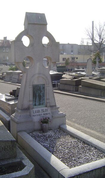 ملف:Bourg-la-Reine (sépulture Léon Bloy).jpg