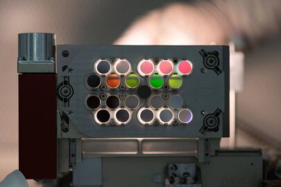 Coronagraph Instrument's color filter assembly