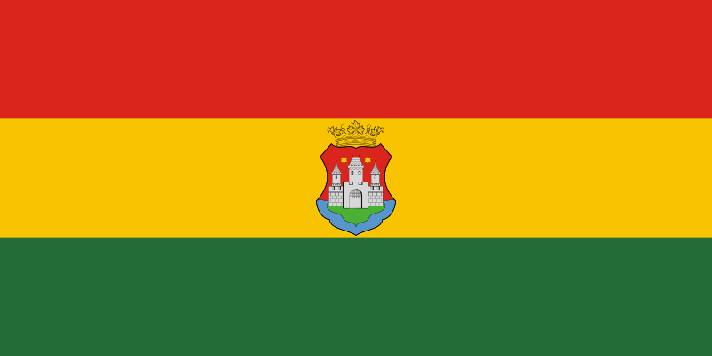 ملف:Flag of Komárom (variant).svg