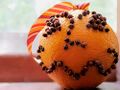 Cloves used in an orange as a pomander