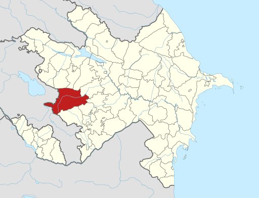 ملف:Kalbajar District in Azerbaijan.svg