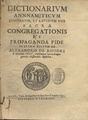 The 1651 Dictionarium Annamiticum Lusitanum et Latinum, by Alexandre de Rhodes