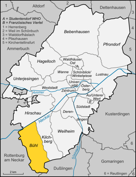 ملف:Karte Tübingen Stadtteil Bühl.png
