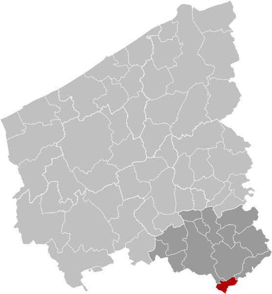 ملف:Spiere-Helkijn West-Flanders Belgium Map.svg