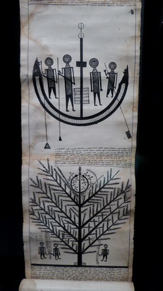 ملف:Mandaean Scroll of Abathur.jpg