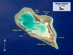 Map of Wake Island