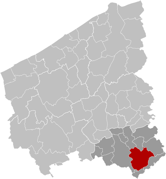 ملف:Zwevegem West-Flanders Belgium Map.svg