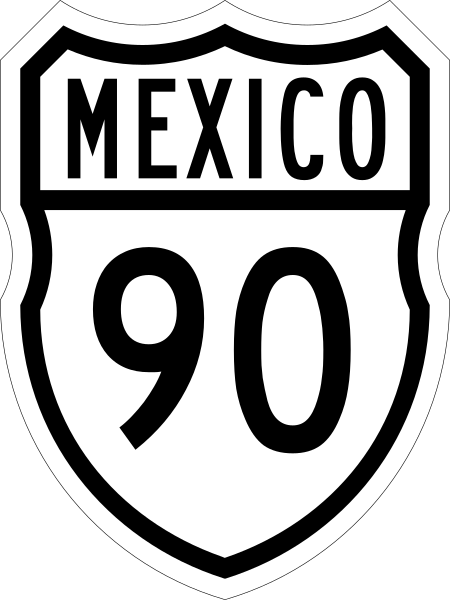 ملف:Carretera federal 90.svg