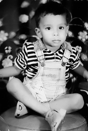 المصور هيثم فهمي في طفولته.jpg