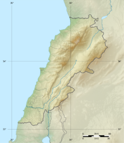 جزين is located in لبنان
