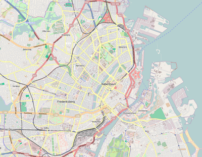 Location map Denmark Copenhagen.png