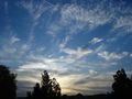 Mixed clouds over Santa Clarita, CA.