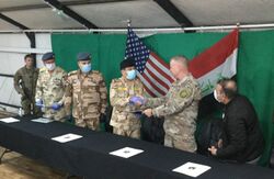 Qayara Airfield West transfer, March 2020.jpg