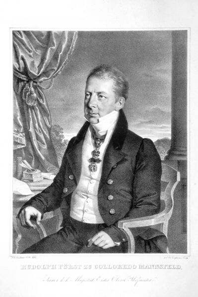 ملف:Rudolf Colloredo-Mansfeld Litho.jpg