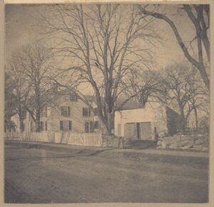 Bedford, Fitch Tavern, ca. 1895–1905. Archive of Photographic Documentation of Early Massachusetts Architecture, Boston Public Library.