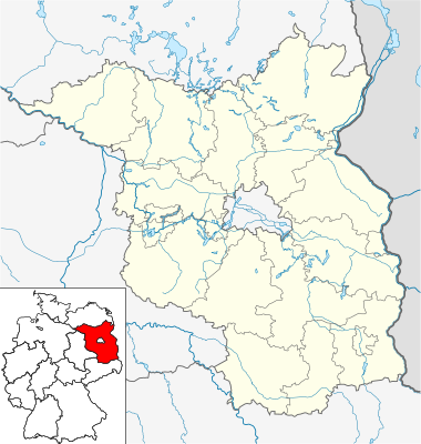 Location map Germany Brandenburg