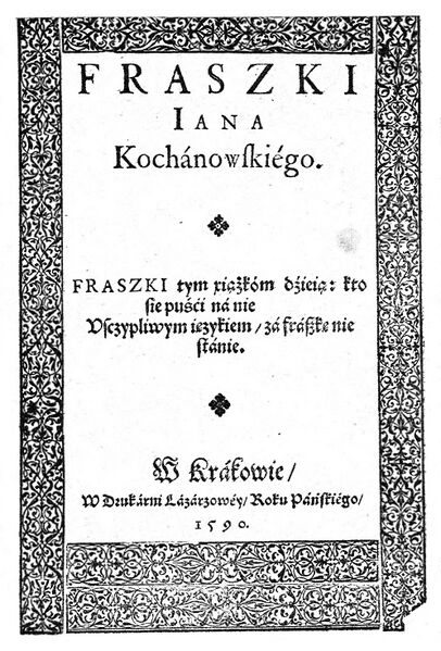 ملف:Fraszki Jan Kochanowski 1590.jpg