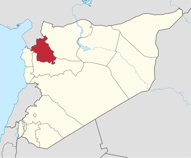 ملف:Idlib in Syria (+Golan).svg