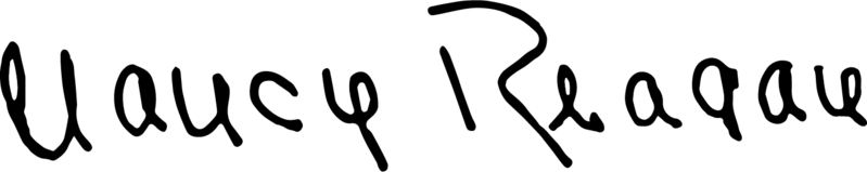 ملف:NanReaganSignature.png