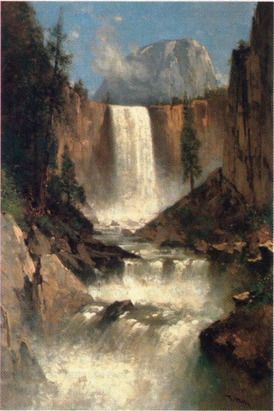 ملف:Vernal Falls, Yosemite, by Thomas Hill, 1889.jpg
