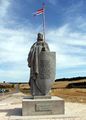 In 2008, this El Cid statue made by Ángel Gil Cuevas was placed in Mecerreyes, at the path of the "es:Camino de El Cid"