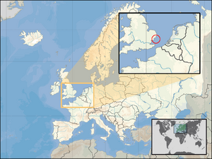 Location of سيلاند
