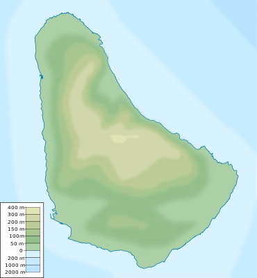 Barbados physical map.svg