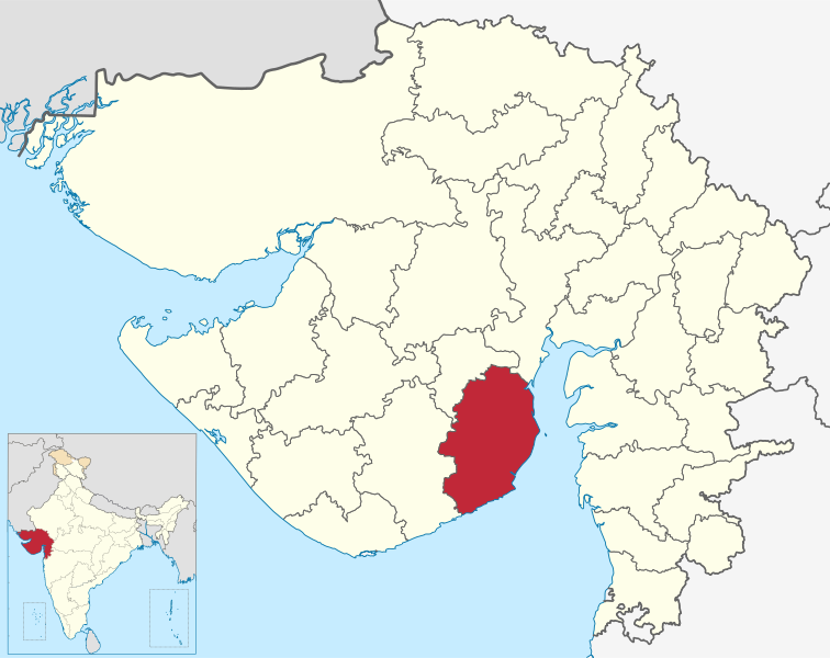 ملف:Bhavnagar in Gujarat (India).svg