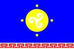 Flag of Ust-Orda Buryat Autonomous Okrug (18 September 1997–1 March 2009)