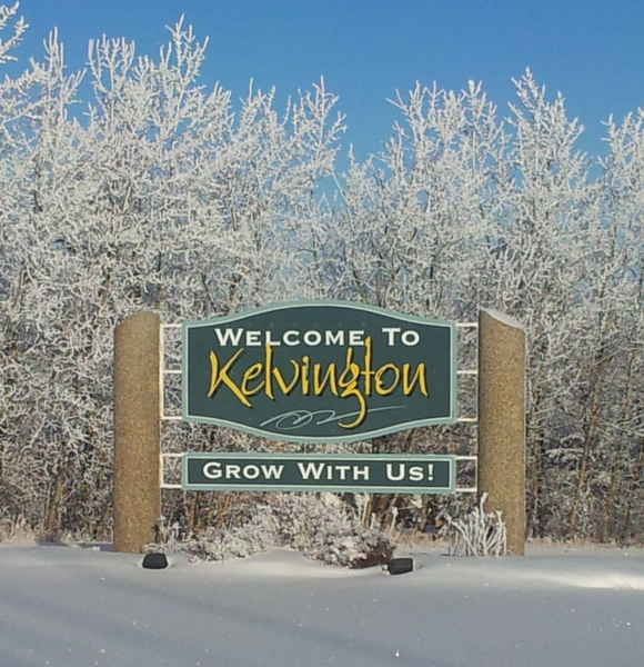 ملف:Kelvington Welcome Sign.png